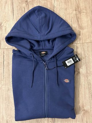 Felpa Dickies con Zip Blu Tg M