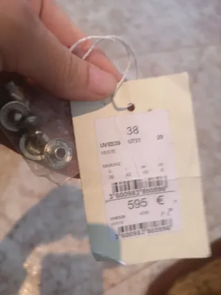 Chaqueta de piel Zapa Talla 38