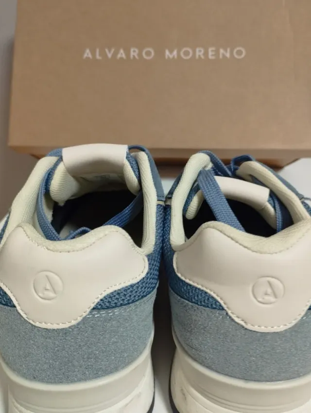 Zapatillas Álvaro Moreno Azul/Gris