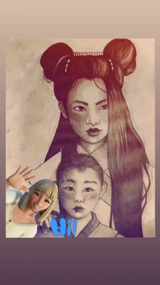 Dibujo a grafito personalizado