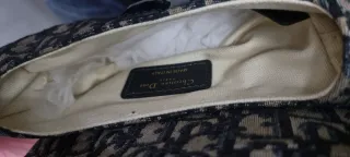 Borsa mini Dior Saddle Monogram Beige