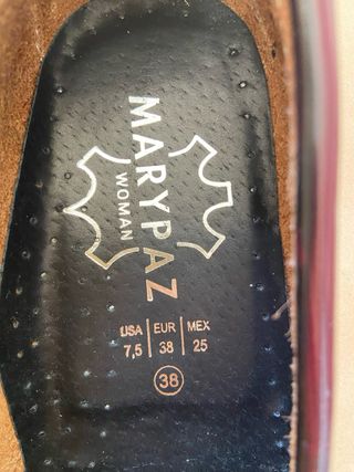 Naúticos Marypaz Burdeos Talla 38