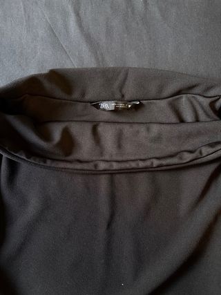 Top palabra de honor con cremalleras