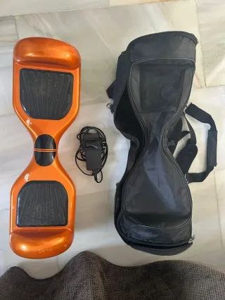 Hoverboard Naranja con Cargador y Bolso