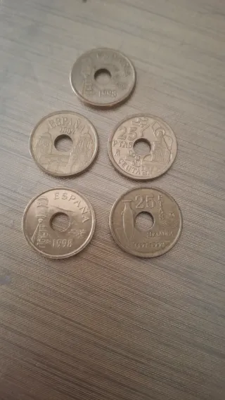 Lote Monedas 25 Pesetas España (Lote)