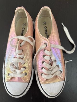 2 Pares Zapatos Niña Talla 36