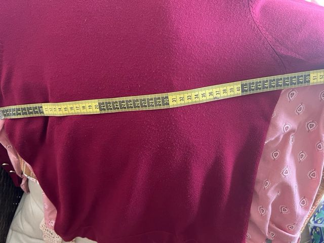 Jersey Esfera Basic Mujer Talla M Burdeos