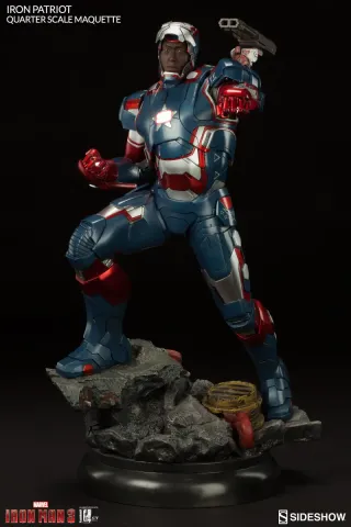 Iron Patriot Sideshow Escala 1/4