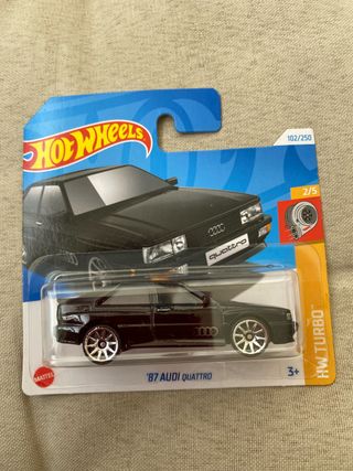 Hot Wheels '87 Audi Quattro Negro