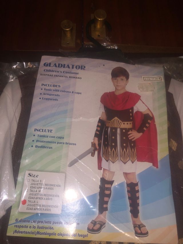 Disfraz Gladiator Talla Única