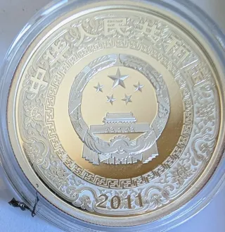 Moneda Plata 1 Oz 2011 Forajidos del pantano