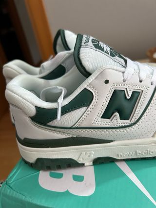 New Balance 550 Verde y Blanco