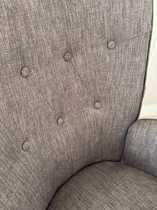 Sillón Balancín/Mecedora Lactancia Tela Madera