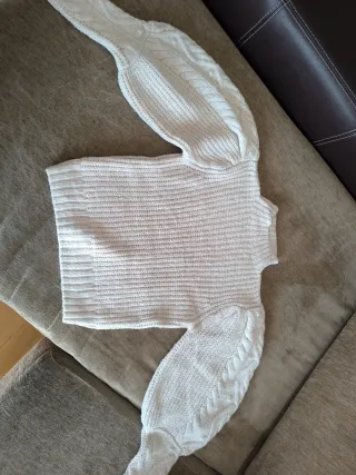 Jersey blanco de punto