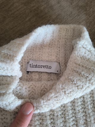 Jersey blanco de punto