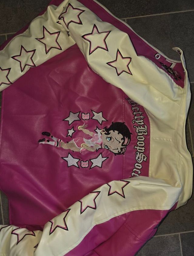 Vintage Betty Boop Faux Leather Jacket