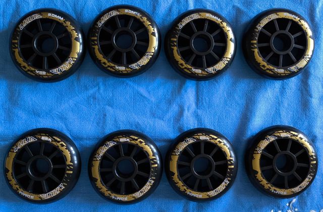 8 Ruedas Patines 90 mm 85A