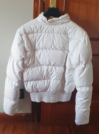 Chaqueta acolchada Nike tipo Bomber Blanca Talla S
