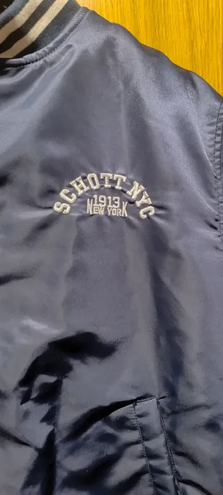 Bomber Schott NYC Azul 