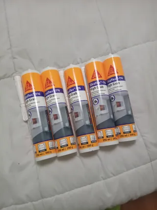 5x Sikaflex-116 High Grab Adhesivo Montaje