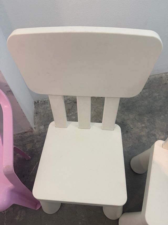 Lote 3 Sillas Infantiles: Ikea y Princesas