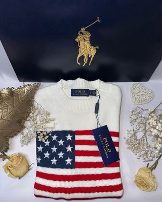 Jersey Polo Ralph Lauren Bandera USA Talla M