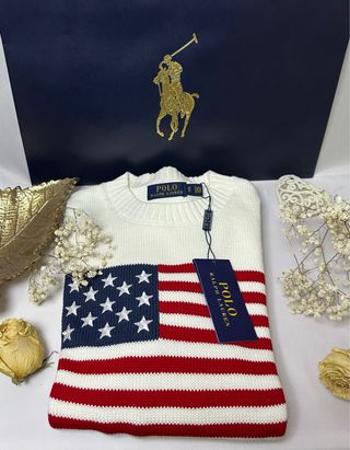 Jersey Polo Ralph Lauren Bandera USA Talla M