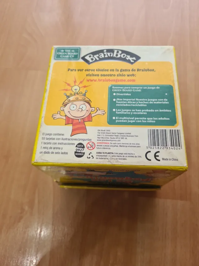 Brainbox De Los Pequeñines Juego Memoria