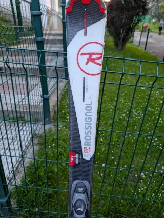 Esquís Head Shape VX 170 y Rossignol Pursuit 100