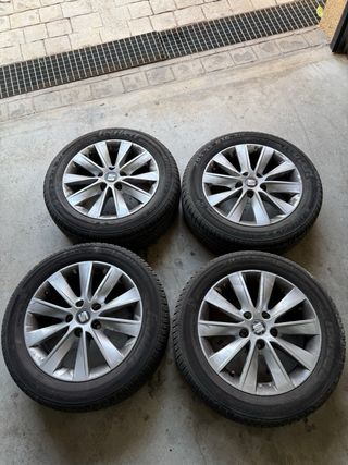 Llantas con neumáticos R16 5x112 + rueda de gallet