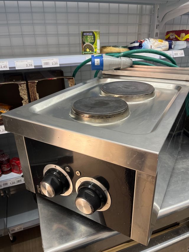 Cocina Eléctrica 2 Placas Serie 600 Sobremesa