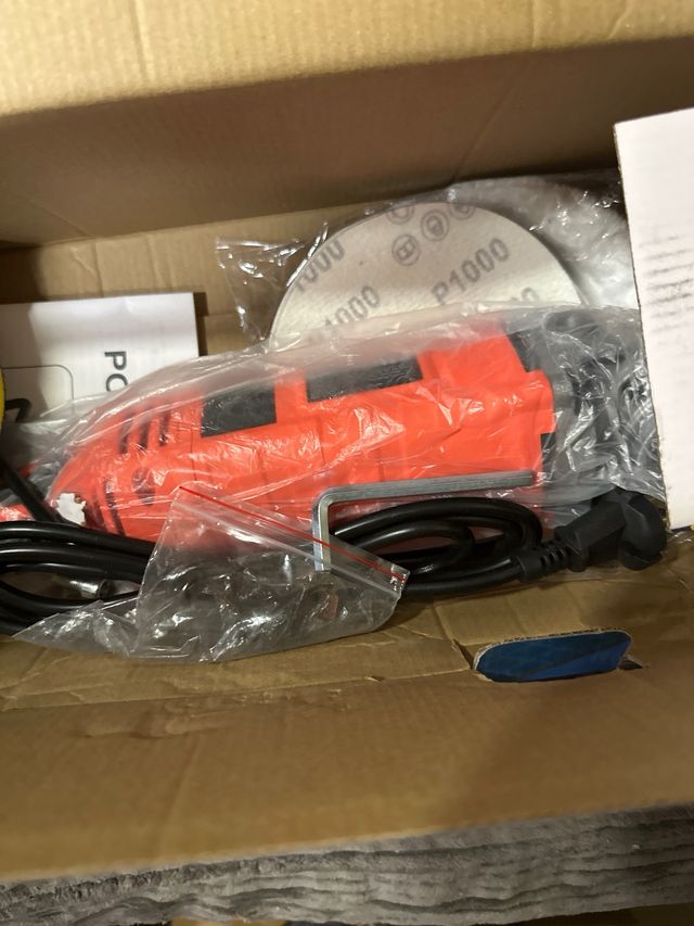 Pulidora Eléctrica Naranja. totalmente nueva en ca