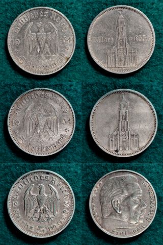 84 Monedas Antiguas Alemanas - Algunas Plata