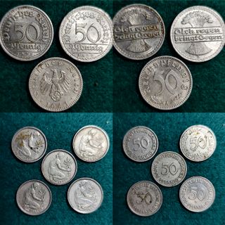 84 Monedas Antiguas Alemanas - Algunas Plata
