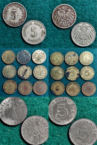 84 Monedas Antiguas Alemanas - Algunas Plata