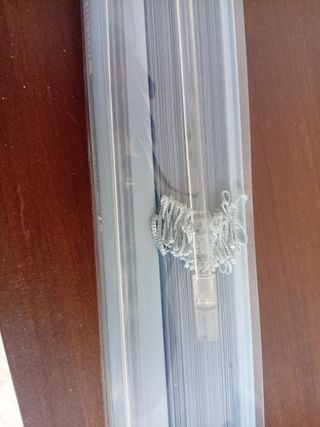 Estor Veneciana Alin Decor Azul/Blanco