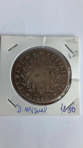 Moeda D. Miguel 40 Réis 1830