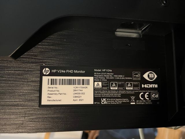 Monitor HP Negro