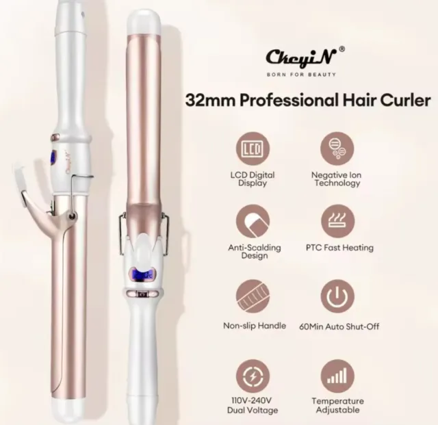 Rizador de pelo Cerámica 32mm y 38mm