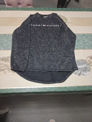 Felpa Tommy Hilfiger grigia