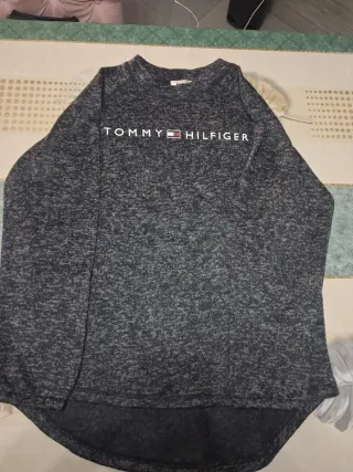 Felpa Tommy Hilfiger grigia