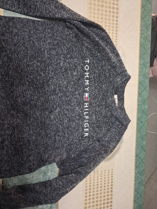 Felpa Tommy Hilfiger grigia