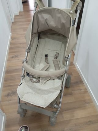 Silla de paseo Bebecar Sport beige en polipiel nue