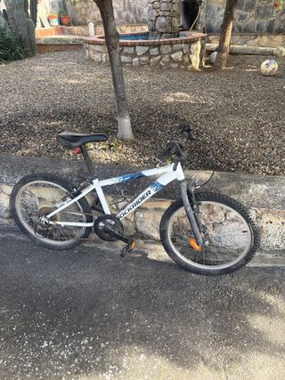 Bicicleta Rockrider Blanca