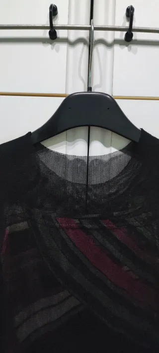 Top Sottogiacca Nero e Rosso Taglia S