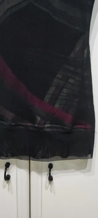 Top Sottogiacca Nero e Rosso Taglia S