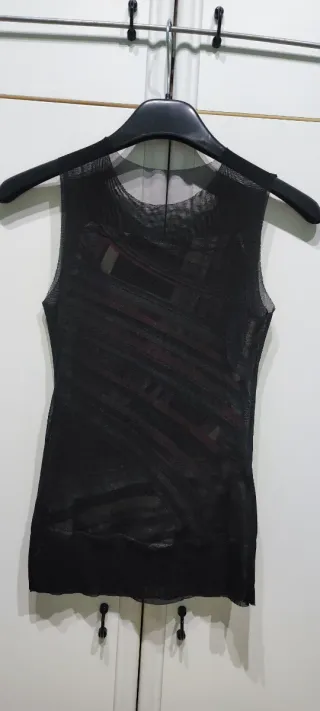 Top Sottogiacca Nero e Rosso Taglia S