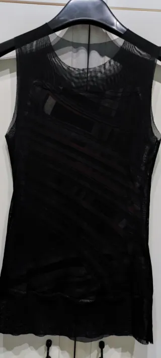 Top Sottogiacca Nero e Rosso Taglia S