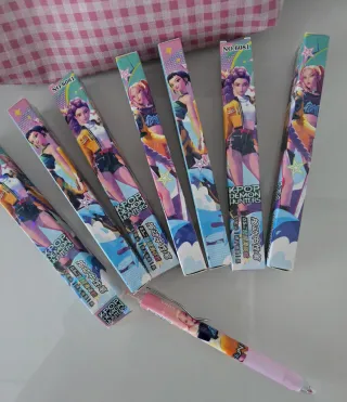 Bolígrafos Kpop Demon Hunters (Set de 7)