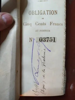 Libro Acciones Sociedad Minera Moncayo